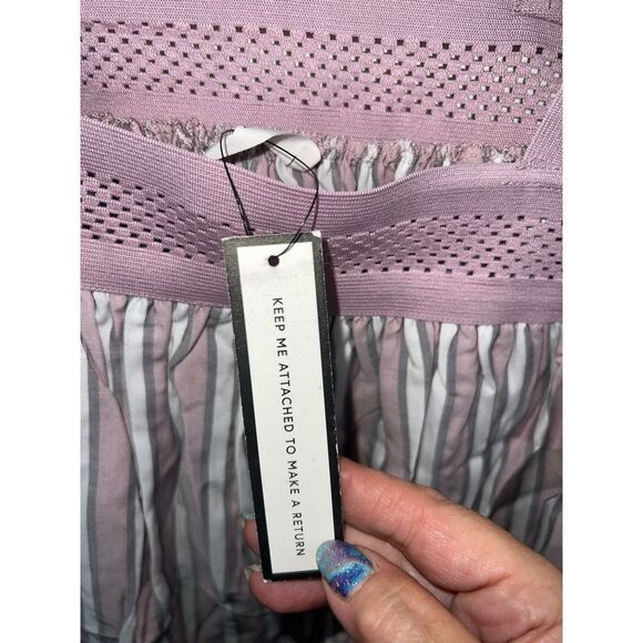 Soncy Plus Piped Mesh And Cotton Cami (Soncy size 0) - Picture 4 of 10